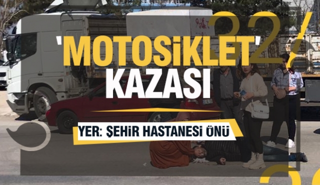 Isparta'da motosiklet kazası