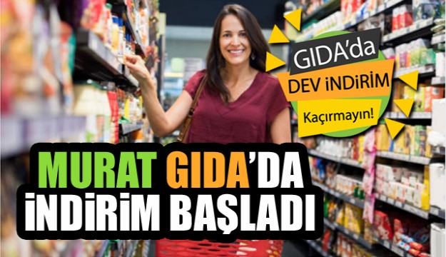 ISPARTA MURAT GIDA'DAN İNDİRİM KAMPANYASI