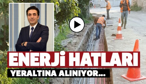 Isparta şehir merkezindeki
enerji nakil hatları 'yeraltına' alınıyor