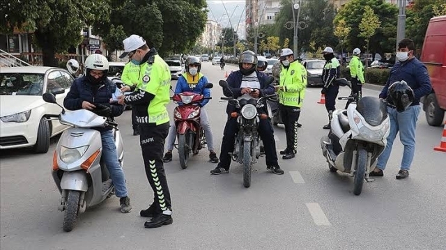 Isparta Trafik Denetleme Şube Müdürlüğü'nden Motosiklet Denetim Sonuçları