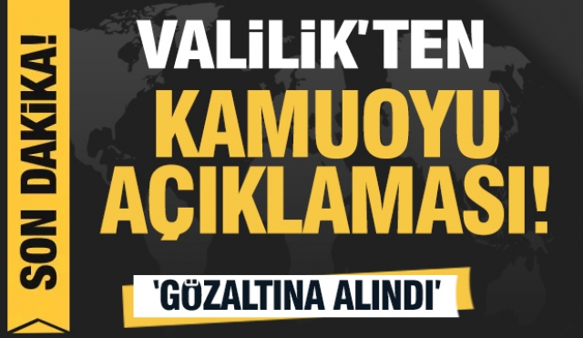 Isparta Valiliği'nden Basın Açıklaması