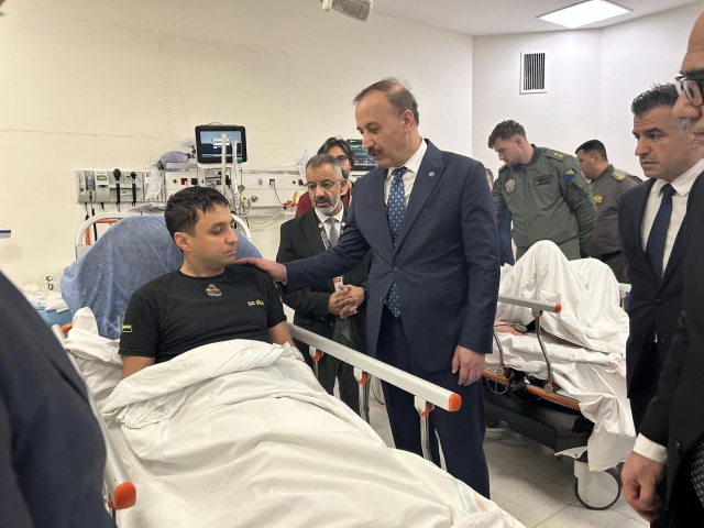 Isparta Valisi Erin, Helikopter Kazasında Yaralanan Askerleri Ziyaret Etti