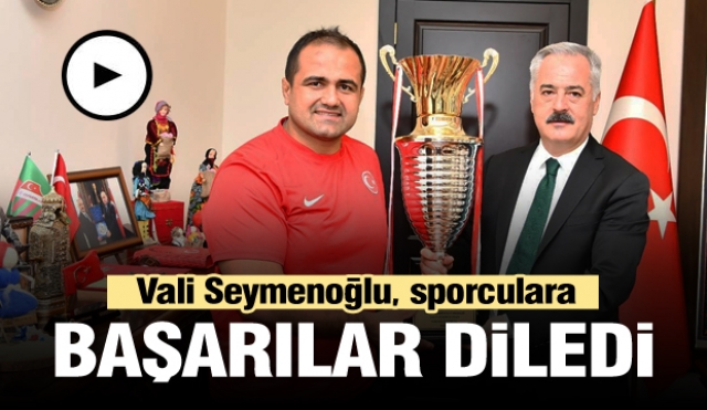 Isparta Valisi Seymenoğlu sporculara başarılar diledi