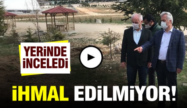 Isparta Valisi Seymenoğlu yerinde inceledi ihmal edilmiyor!