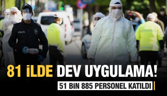 Isparta ve tüm ülkede dev uygulama!