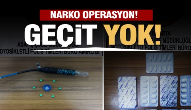 Isparta Yunus Timlerinden narkotik operasyonlar