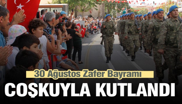 Isparta'da 30 Ağustos Zafer Bayramı Coşkusu