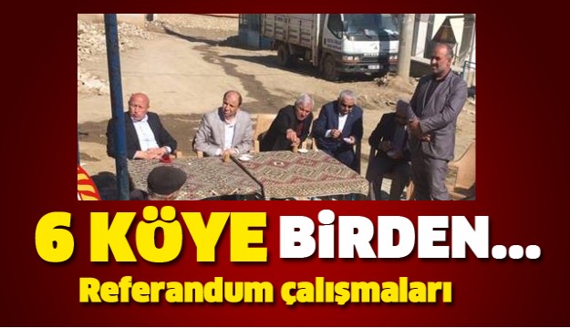 ISPARTA'DA 6 KÖYÜ BİRDEN ZİYARET ETTİ