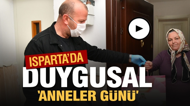 Isparta'da Anneler Günü duygusal geçti