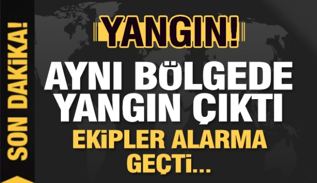 Isparta'da aynı bölgede bir yangın daha!