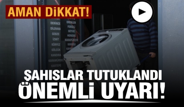 Isparta'da beyaz eşya servisi dolandırıcıları tutuklandı