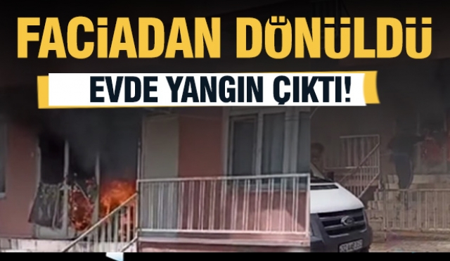 Isparta'da Bir Evde Yangın Çıktı