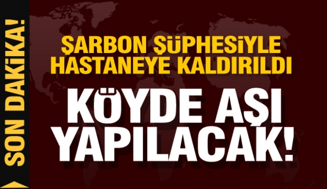 Isparta'da bir kişi şarbon şüphesiyle tedavi altına alındı