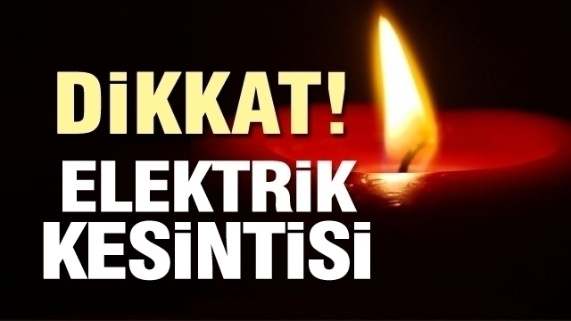 Isparta'da bu bölgede planlı elektrik kesintisi