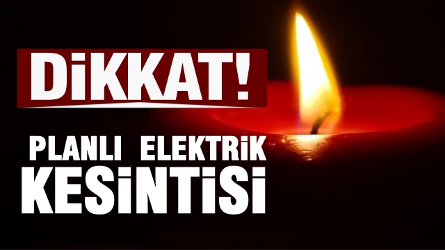 Isparta'da bu bölgelerde elektrik kesintisi olacak!