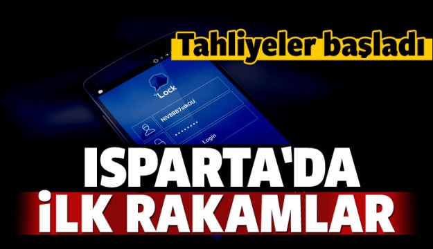 Isparta'da 'ByLock' Tahliyeleri Başladı