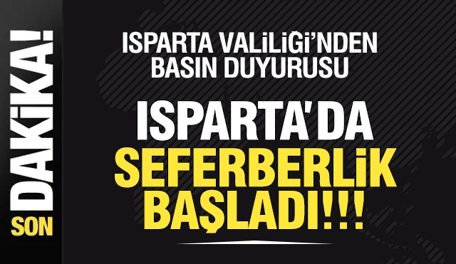 Isparta'da Kayıp Çocuk İçin Seferberlik!