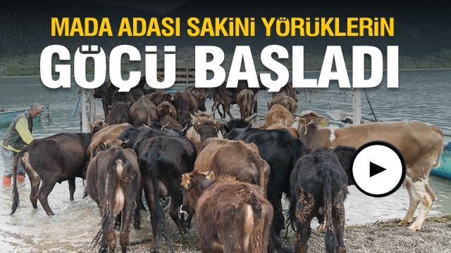 Isparta'da Mada Adası sakini Yörükler, kayıklarla göçüyor