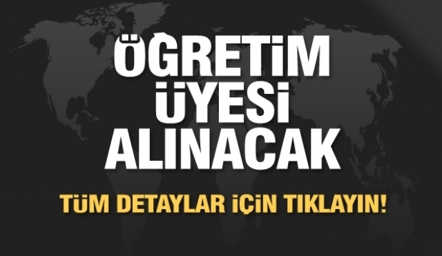 Isparta'da Öğretim Üyesi Alım İlanı