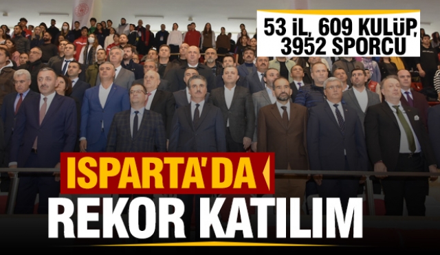 ISPARTA'DA ''REKOR KATILIM''