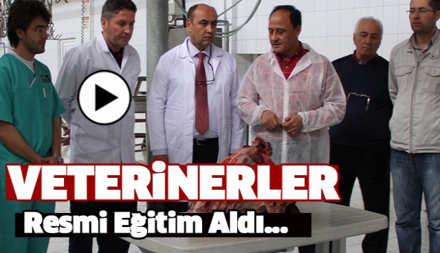 Isparta'da Resmi Veteriner Hekim Eğitimleri Yapıldı