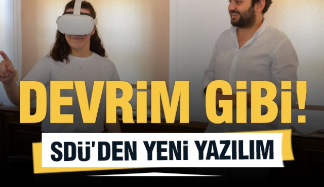 Isparta'da SDÜ'den Devrim Gibi Yazılım!