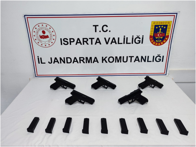 Isparta'da Silah Kaçakçılığı Operasyonu: 1 Tutuklama