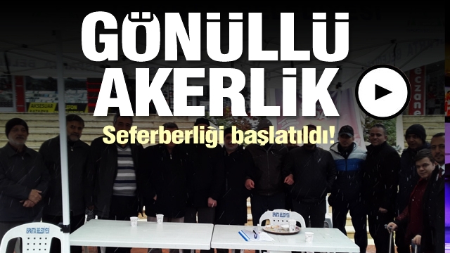 Isparta'da Sivil Seferberlik Gönüllü Askerlik Başvurusu başlatıldı