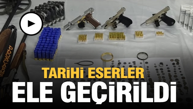 Isparta'da tarihi eser satıcılarına operasyon!