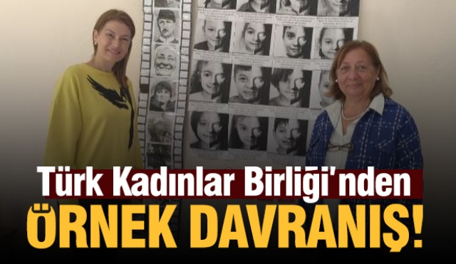 Isparta'da Türk Kadınlar Birliği'nden örnek davranış!