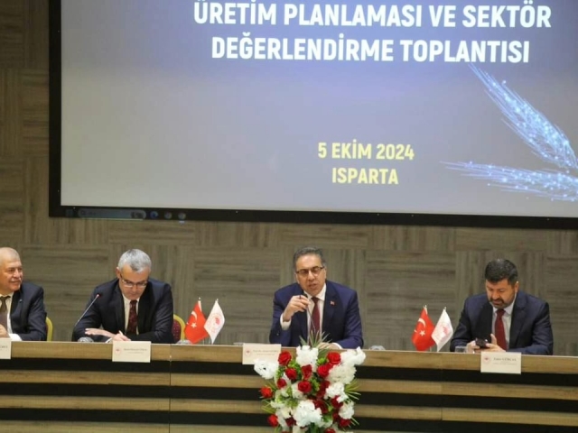 Isparta'da Üretim Planlaması ve Sektör Değerlendirme Toplantısı