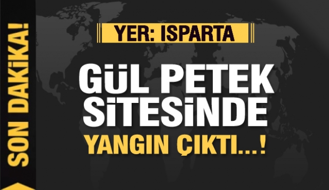 Isparta'da Yangın...!