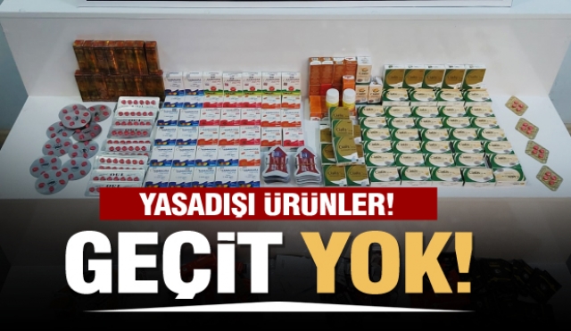 Isparta'da yasadışı ilaçlar ve ürünler ele geçirildi