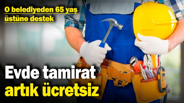 Isparta'da Yok! O Belediyeden Vatandaşlara Ücretsiz Tamirat Desteği