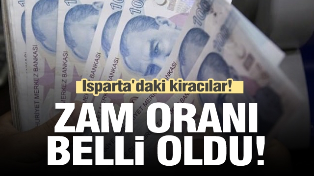 Isparta'daki kiracıları da ilgilendiren önemli haber!