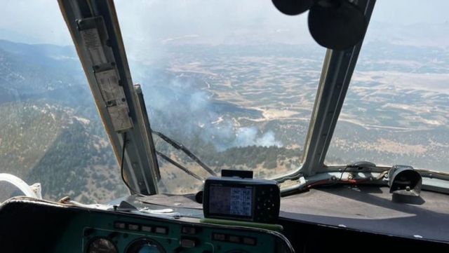 Isparta'daki orman yangını kontrol altına alındı