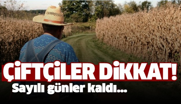 ISPARTA'DAKİ TÜM ÇİFTÇİLER BU HABERE DİKKAT!