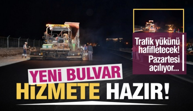 Isparta'daki yeni yapılan bulvar trafik yükünü hafifletecek!