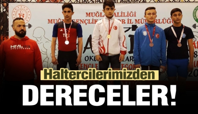 ISPARTALI HALTERCİLERİMİZDEN TÜRKİYE DERECELERİ