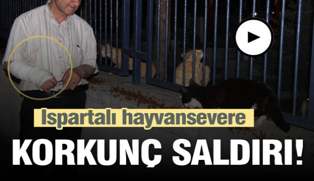 Ispartalı Hayvansevere Korkunç Saldırı!