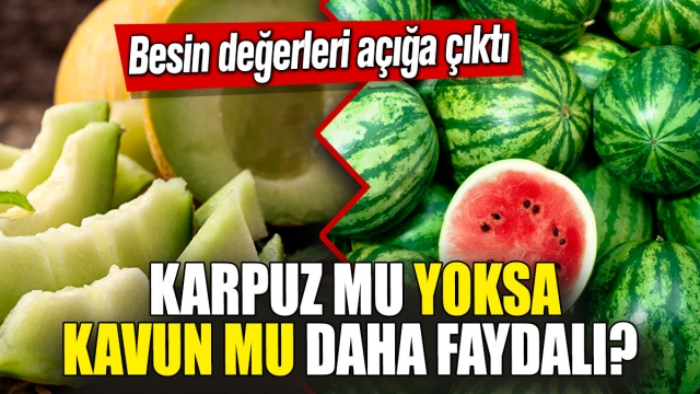 Karpuz mu Kavun mu Daha Faydalı? 