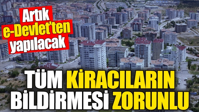 Kiracılara Yeni Zorunluluk