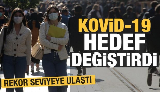 Kovid-19 hedef değiştirdi... rekor seviyeye ulaştı