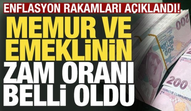 Memur ve Emekliye Şubat Ayı Maaş Zammı Belli Oldu