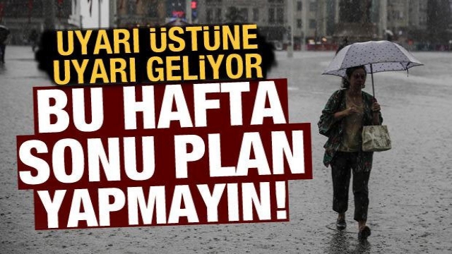 METEOROLOJİDEN ISPARTA İÇİN KRİTİK HAVA TAHMİNİ