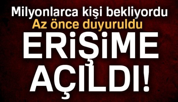 Milyonlarca kişi bekliyordu! Az önce duyuruldu...