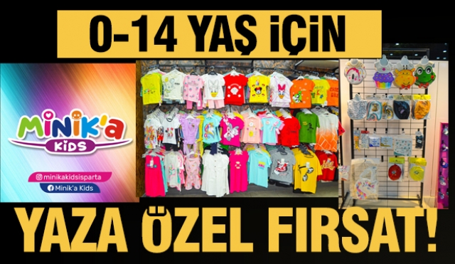 Minik'a Kids'ten Yaz Coşkusuna Özel Büyük İndirim Fırsatı!