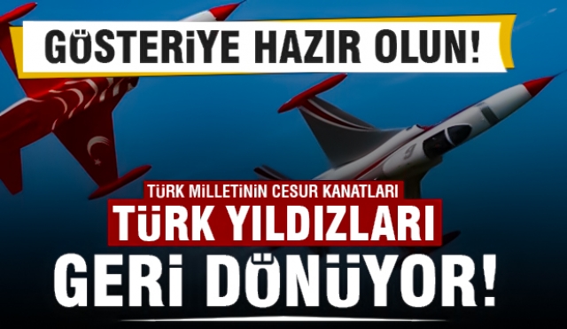 Muhteşem Gösteriye Hazır Olun! Türk Yıldızları Isparta'ya Geliyor