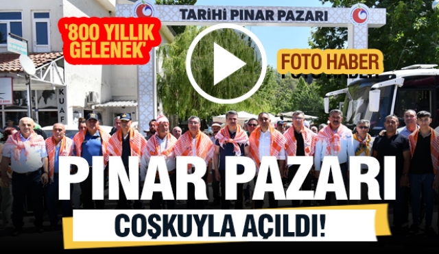 Müjde Isparta: Tarihi Eğirdir Pınar Pazarı Açıldı