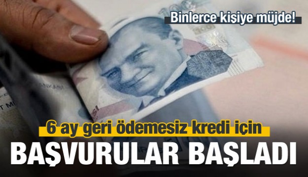 Nefes Kredisi'nde başvurular başladı